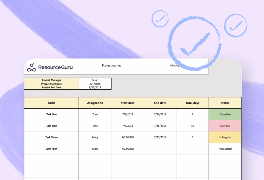 Free project plan template